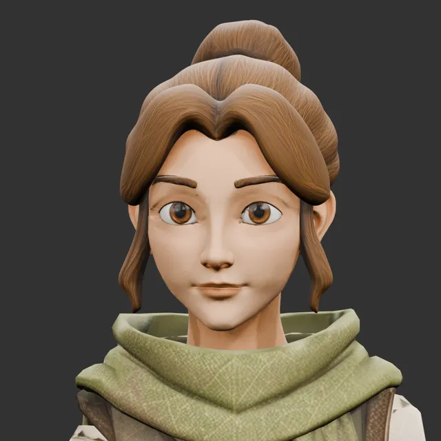 Portrait of Lyra, Aria’s fantasy story guide